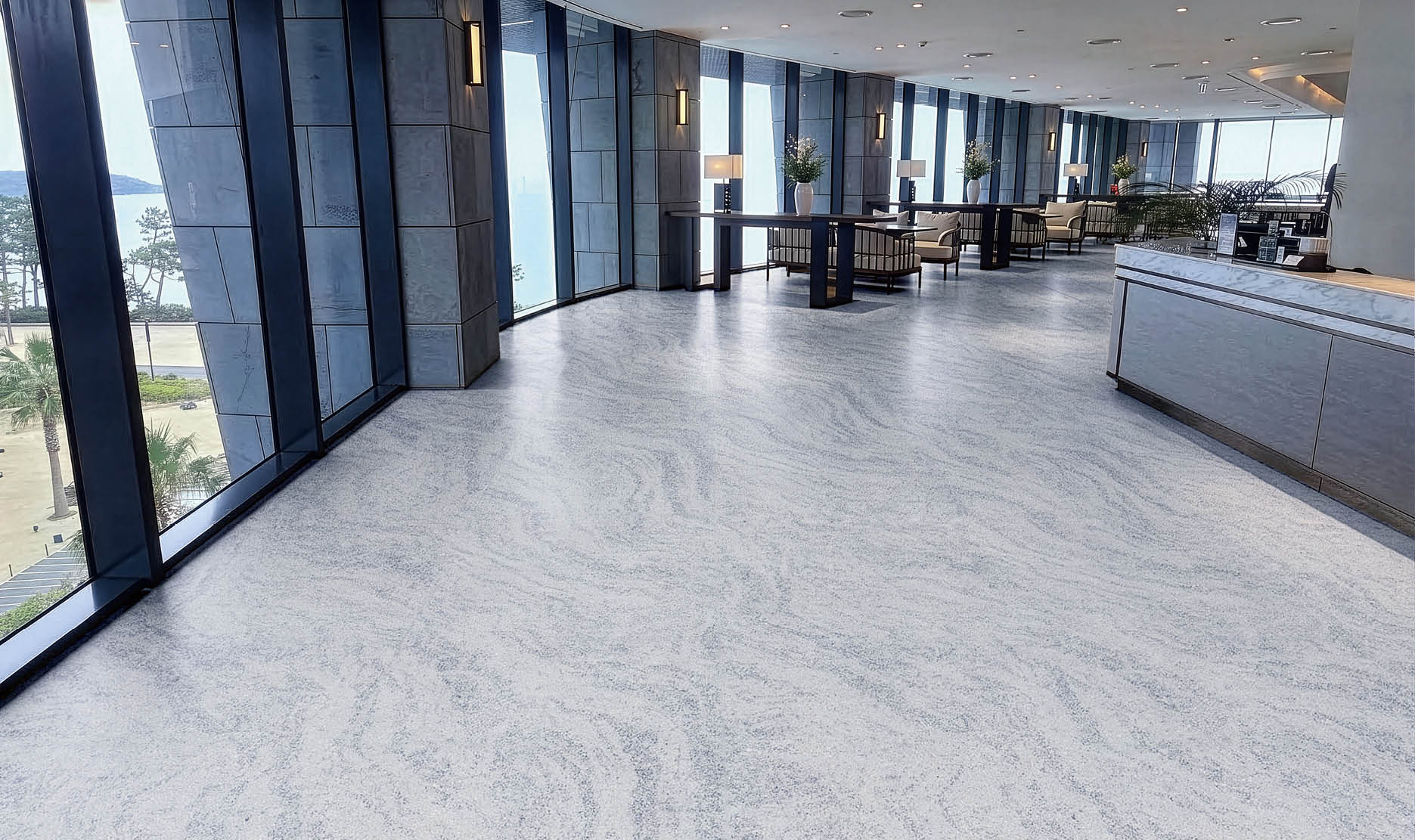 A large grocery store with aisles of food and drinks. AI generated content