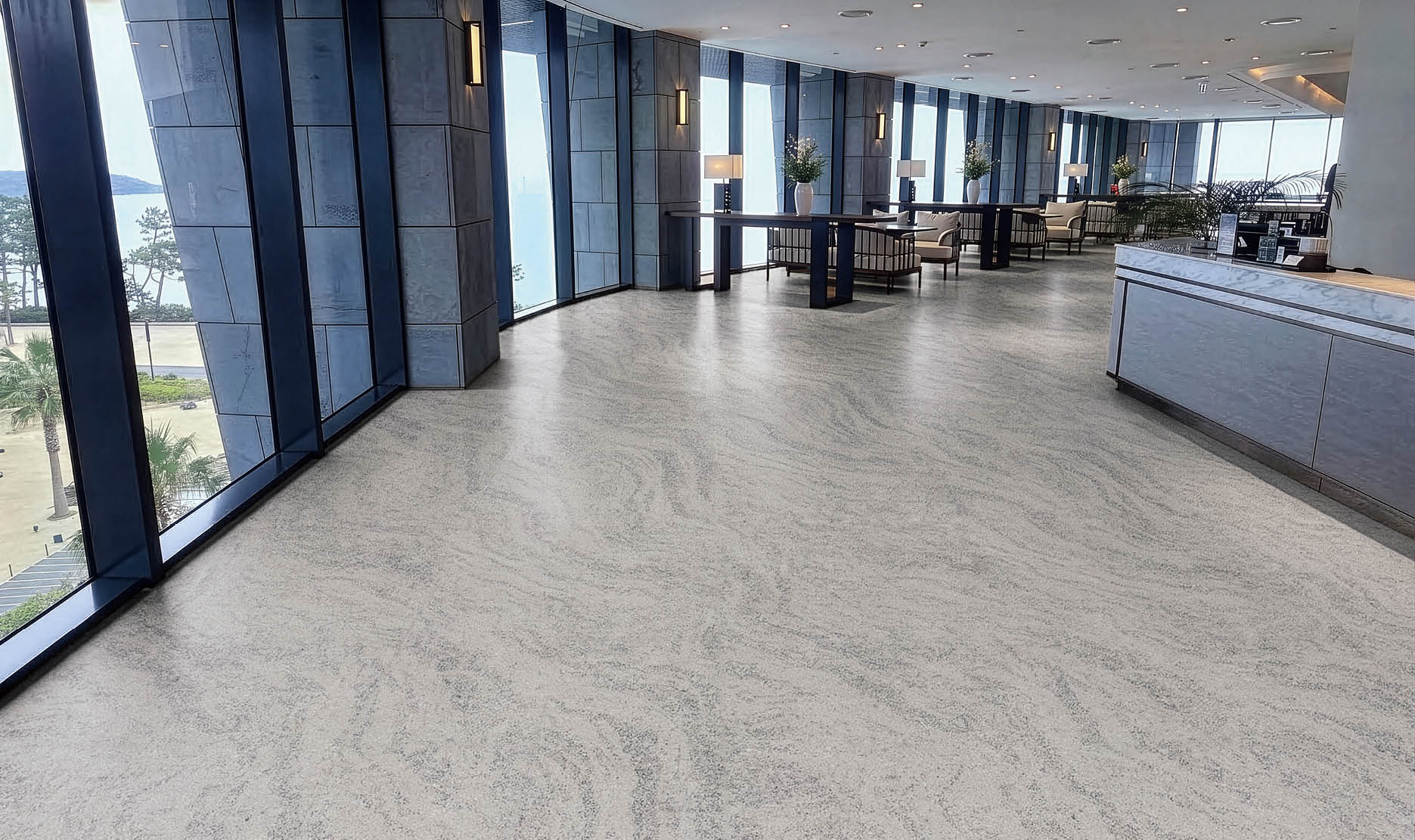 A large grocery store with aisles of food and drinks. AI generated content