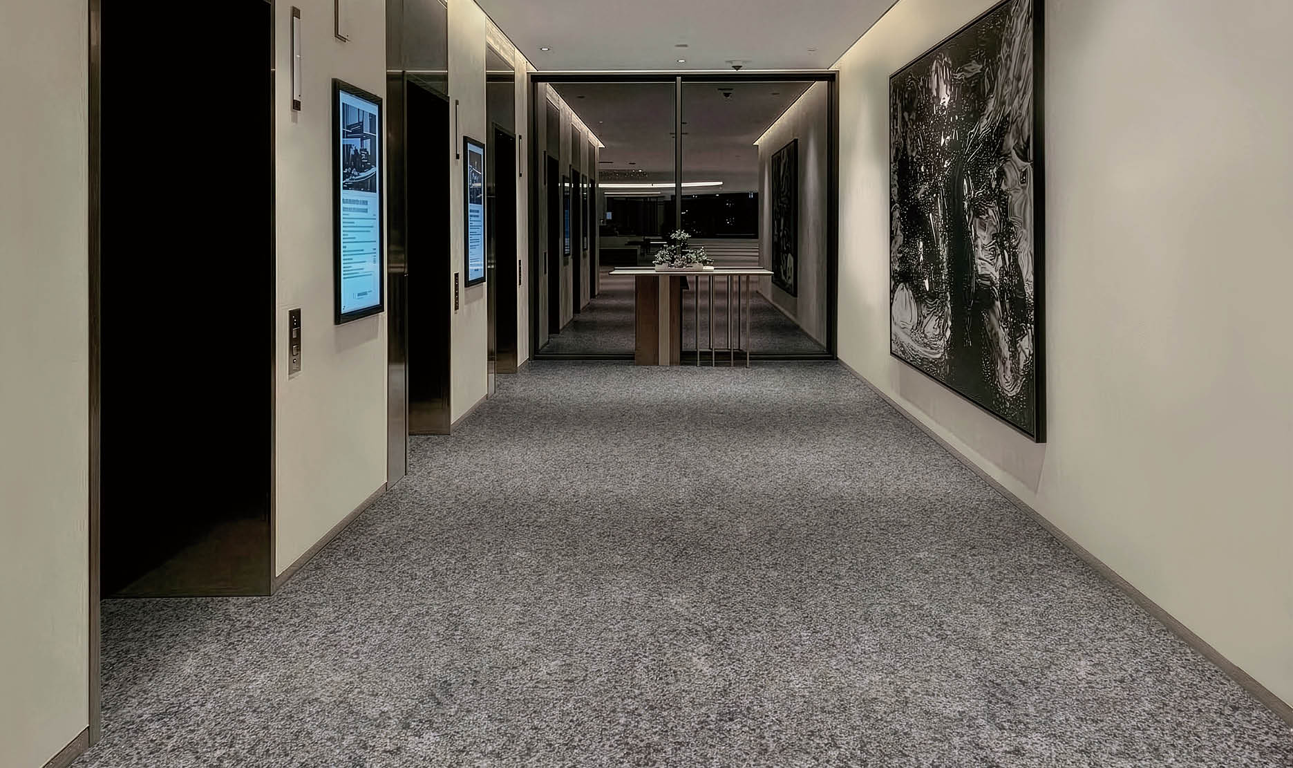 A large grocery store with aisles of food and drinks. AI generated content