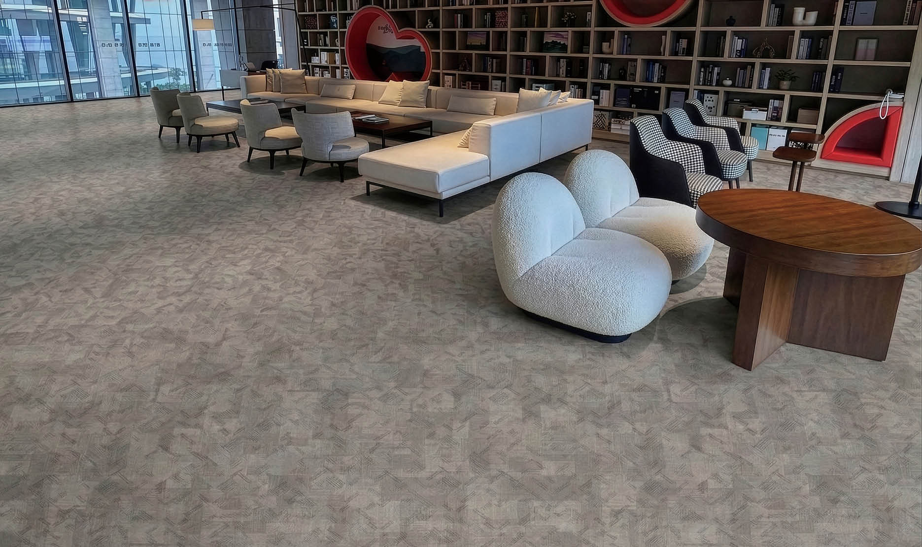 A large grocery store with aisles of food and drinks. AI generated content