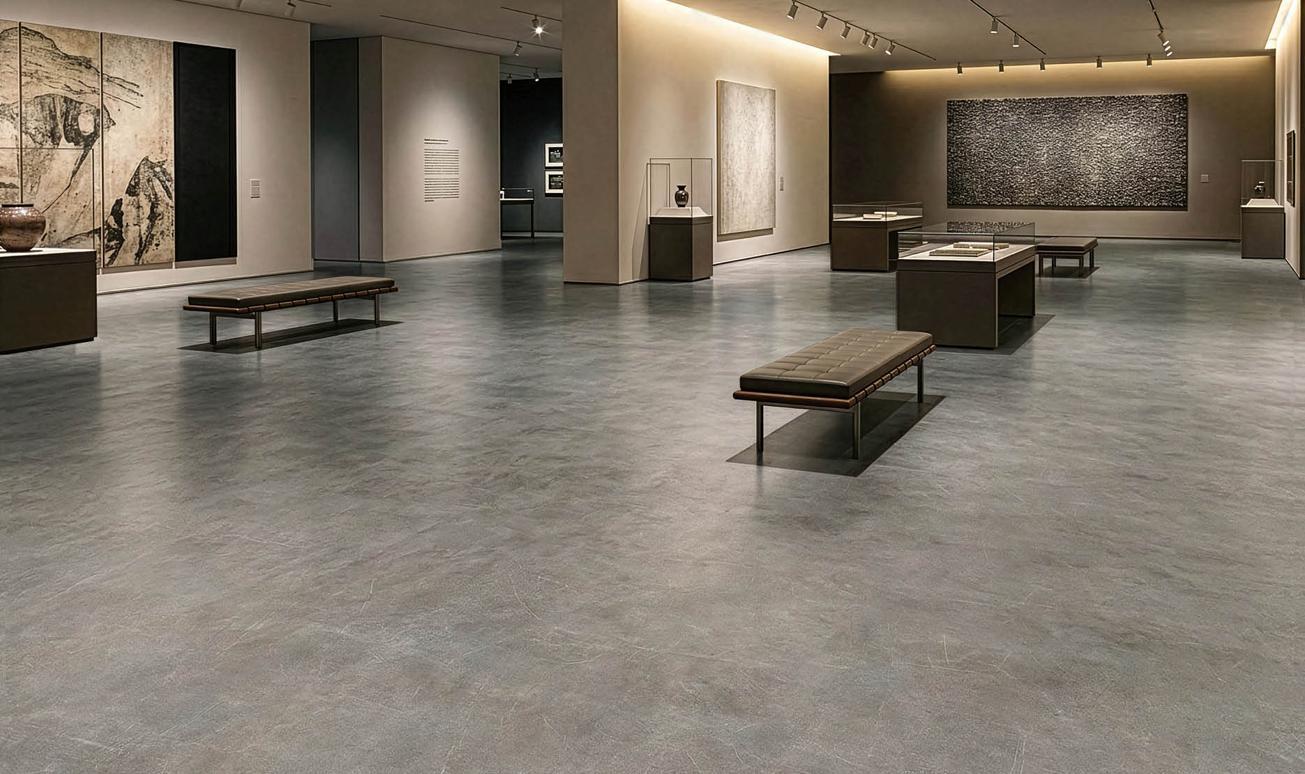 A large grocery store with aisles of food and drinks. AI generated content